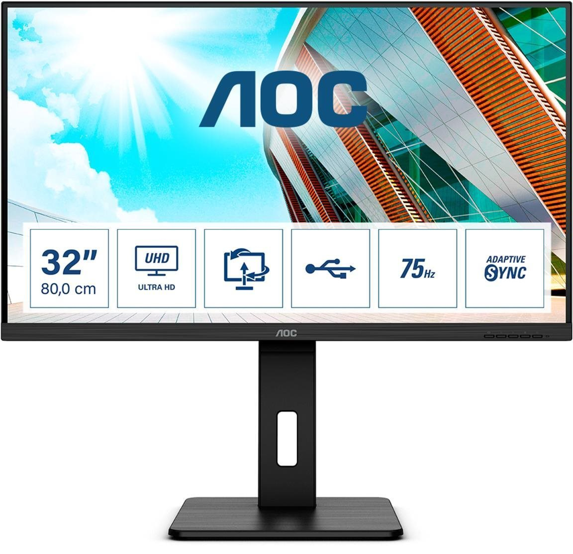 LCD monitor 32" AOC U32P2CA
