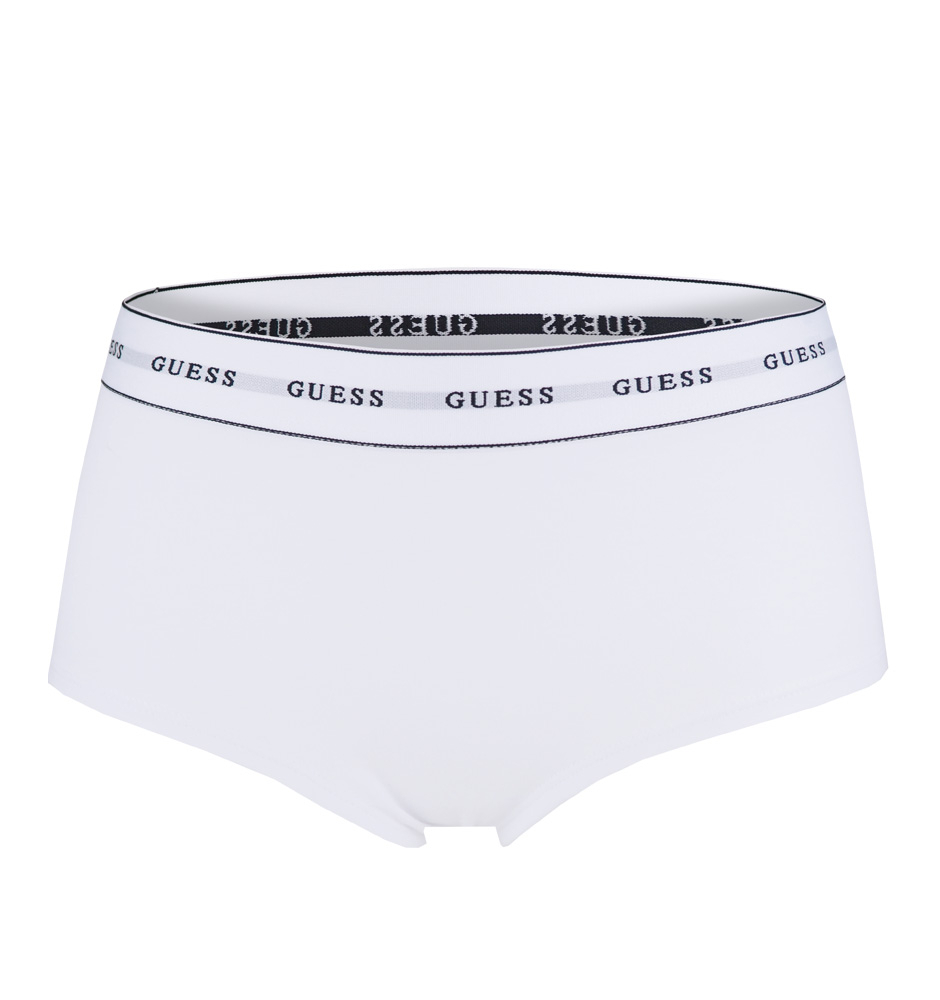 GUESS - biele francúzske nohavičky s logom GUESS - limitovaná edícia