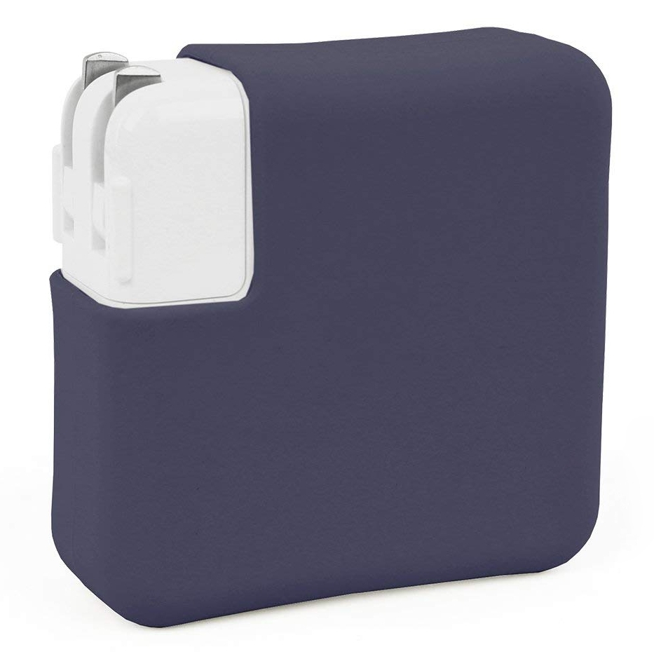 JRC Silicone MacBook Charger Case for Pro 15" USB-C - Navy blue