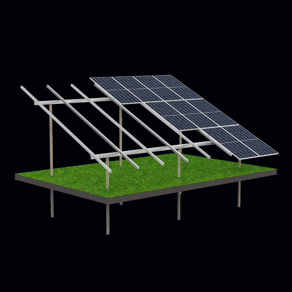 Pozemní Konstrukce pro Solární Moduly N3V-STR Panel L1876-2250mm W1053-1339mm z předpjatého betonu