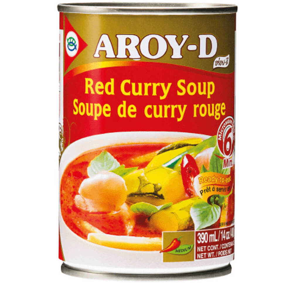 Aroy-D Red Curry polévka 400g