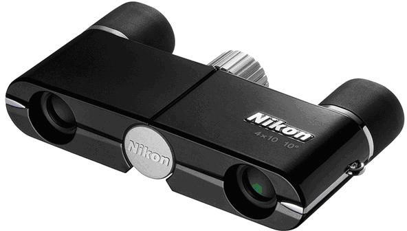 Dalekohled Nikon El. Compact 4x10 DCF Black