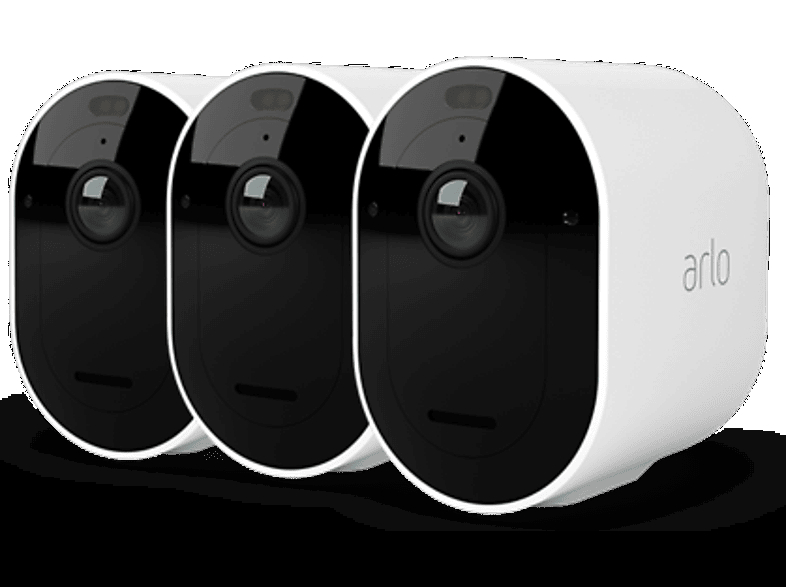Arlo Pro 4 Övervakningskamera med Spotlight Vit - 3 pack