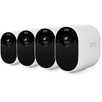 Arlo Essential Outdoor Security Camera - 4 Stück, weiß