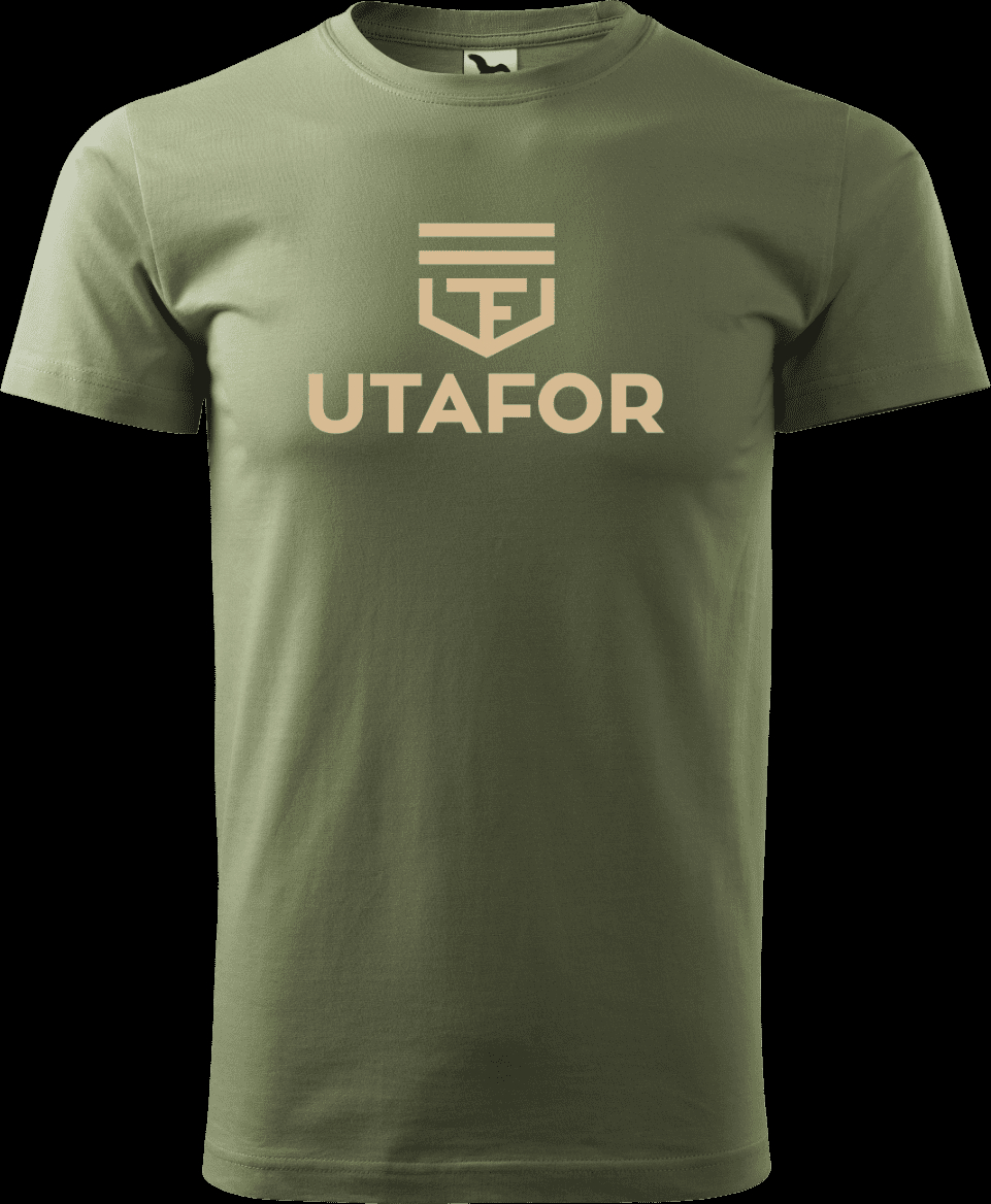 UTAFOR tričko krátky rukáv, 185 g/m² - OLIVA, XL