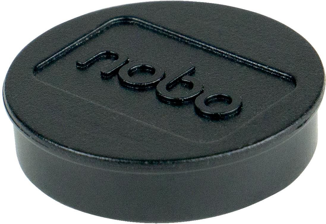 Mágnes Nobo 30 mm, fekete - 4 darabos csomag