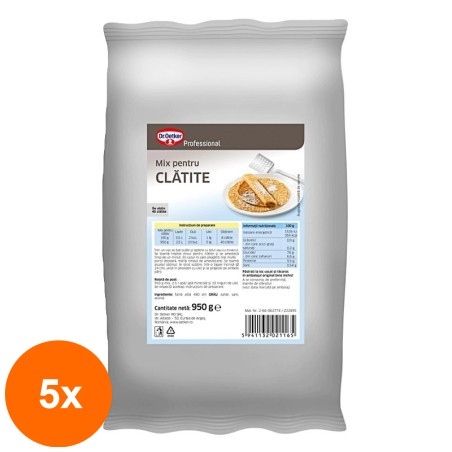 Set 5 x Mix pentru Clatite, Dr Oetker, 950 g...