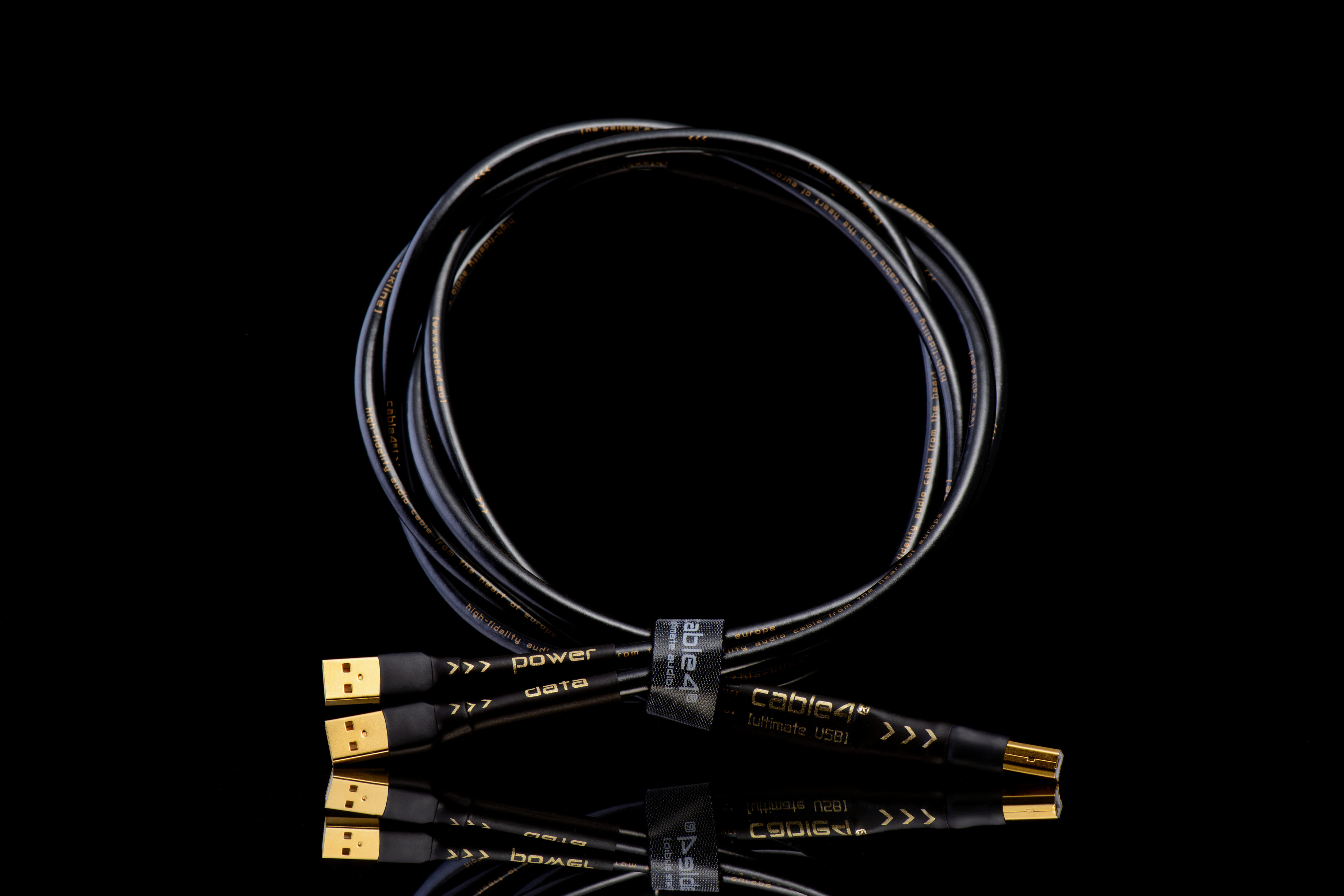 Cable4 SuperBlack USB 2A-B 1,2m