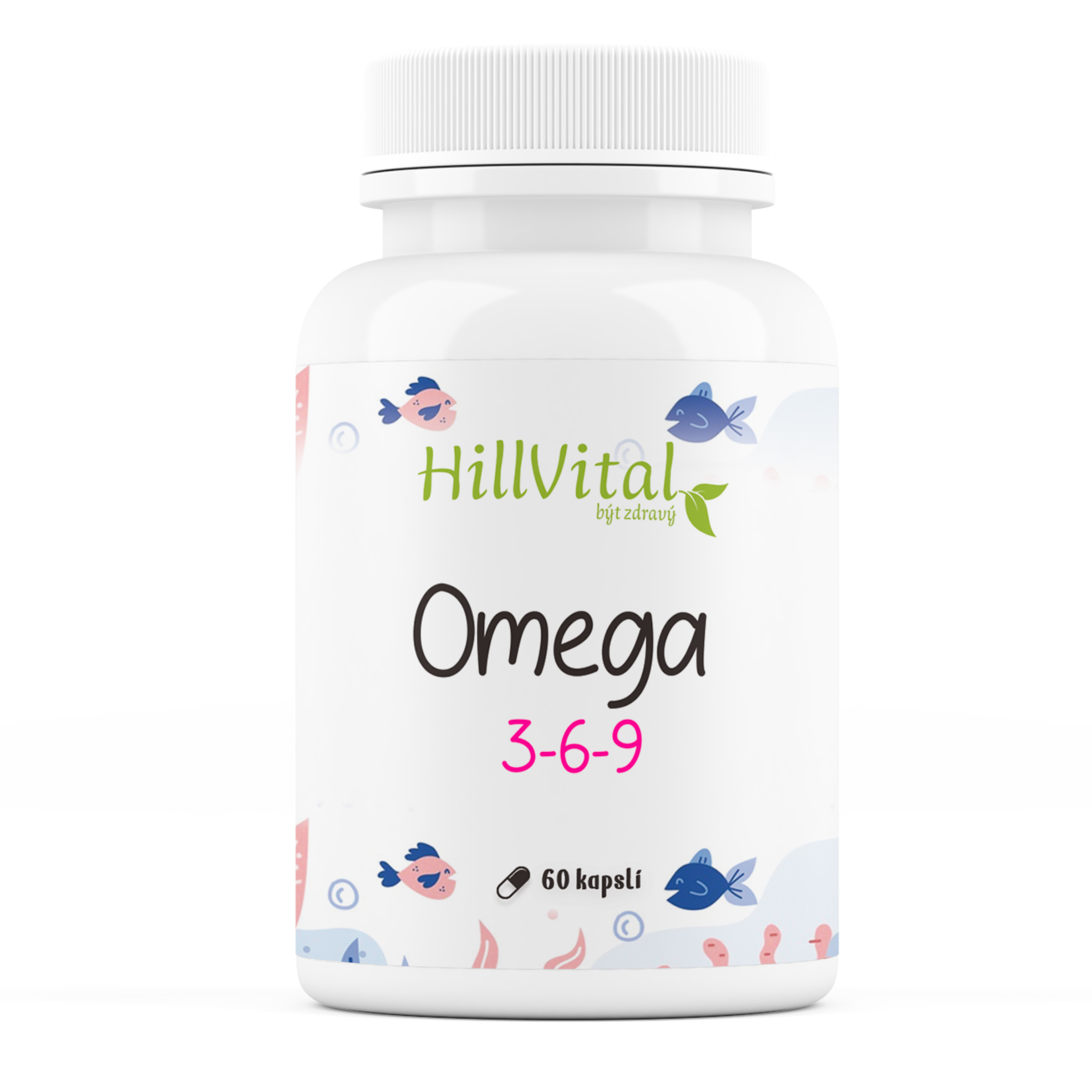 HillVital | Omega 3-6-9 mastné kyseliny - 1000 mg - 60 ks