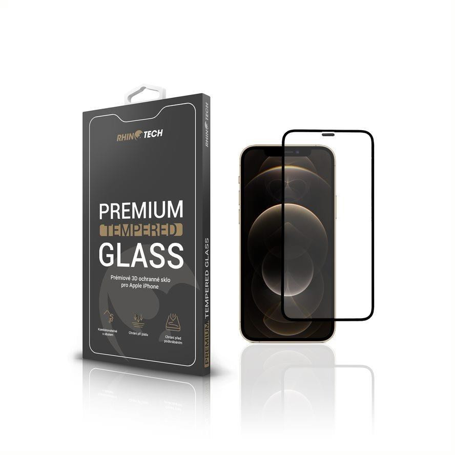 RhinoTech 2 edzett 3D védőüveg Apple iPhone 12 Pro Max 6,7 hüvelykes telefonhoz