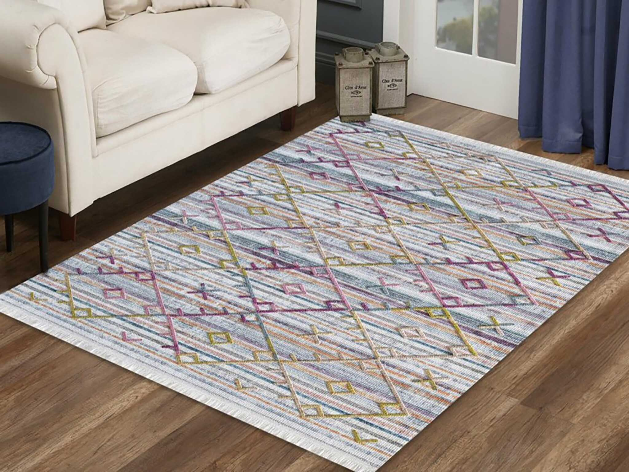 DY Béžový luxusný protišmykový koberec Naos Rozmer: 120x180 cm