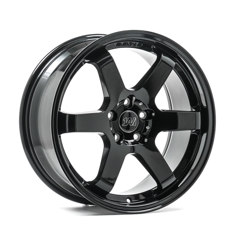 1AV ZX6 aluminum wheels 8.5x18 5x120 ET40 GLOSS BLACK