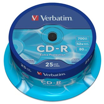 VERBATIM 43432 CD-R/25 TORTA
