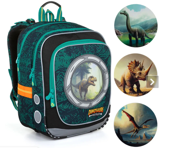 Školský batoh s dinosaurami TOPGAL ENDY 23039