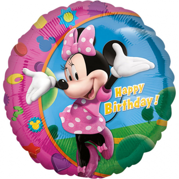 Foil balloon - Minnie Happy Birthday