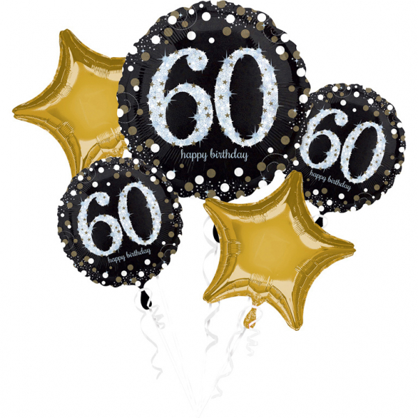 Balloon Bouquet - 60th Birthday