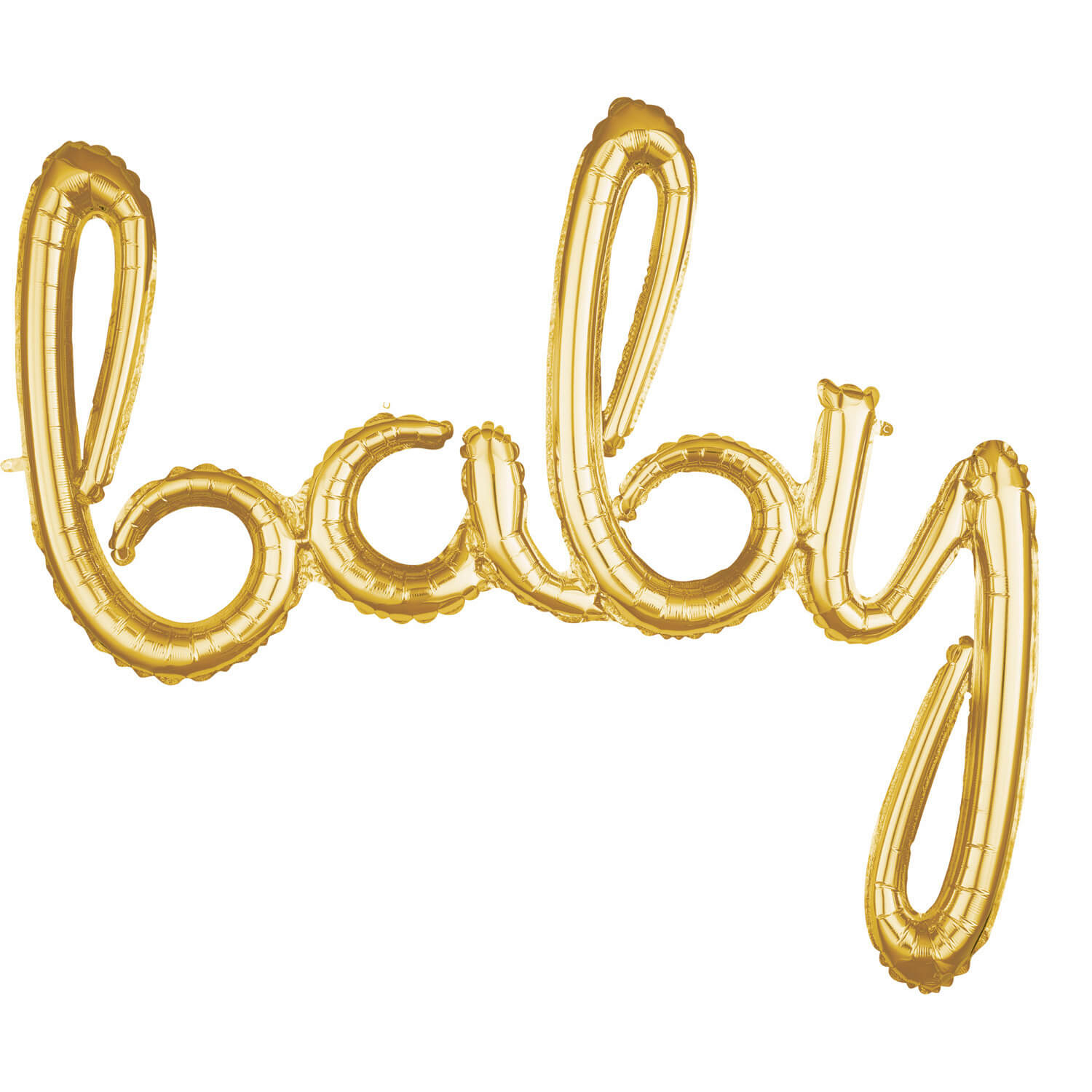 Foil balloon "baby" golden