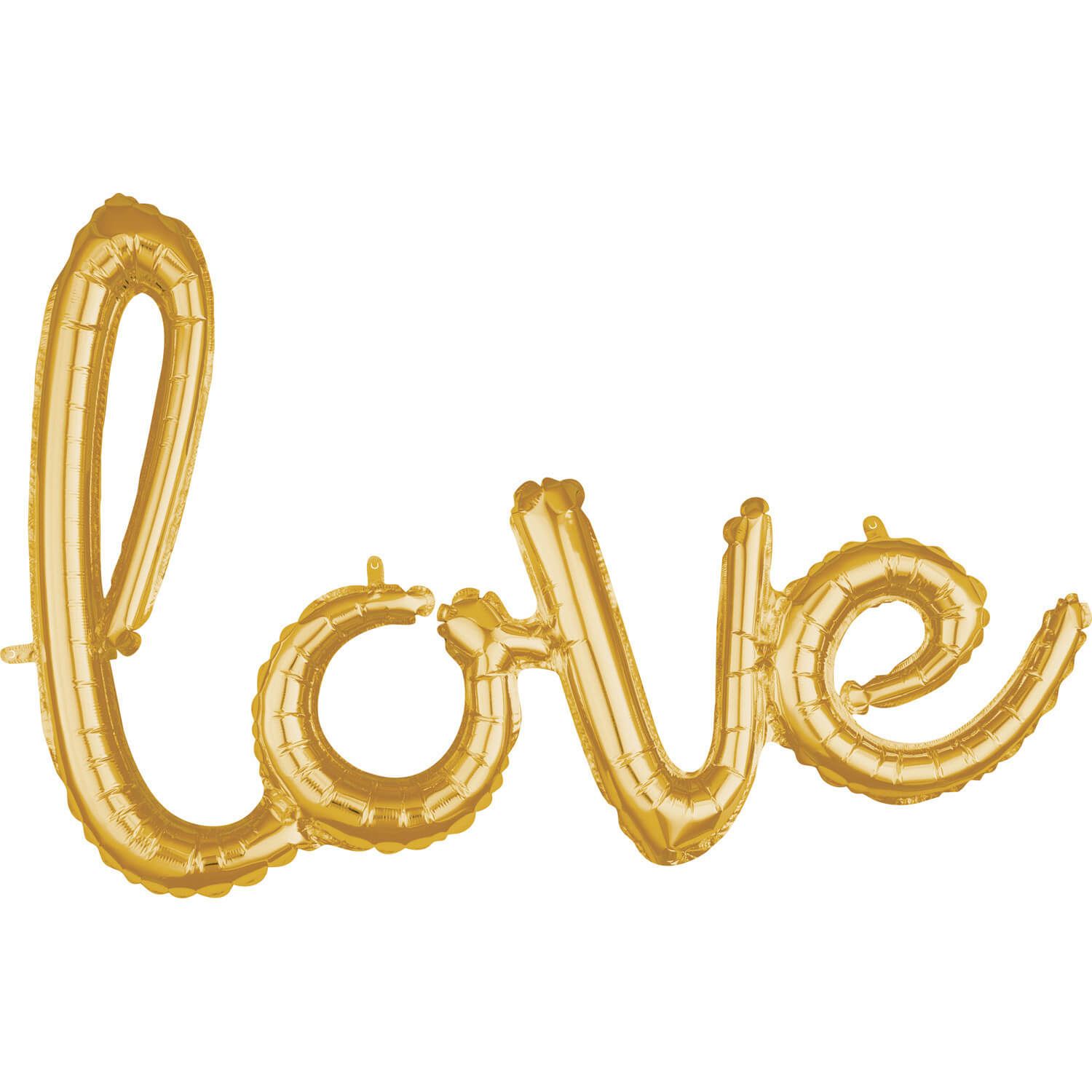Golden foil balloon "love"