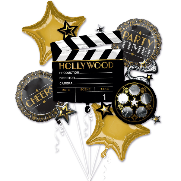 Balónová kytice - Hollywood 5 ks