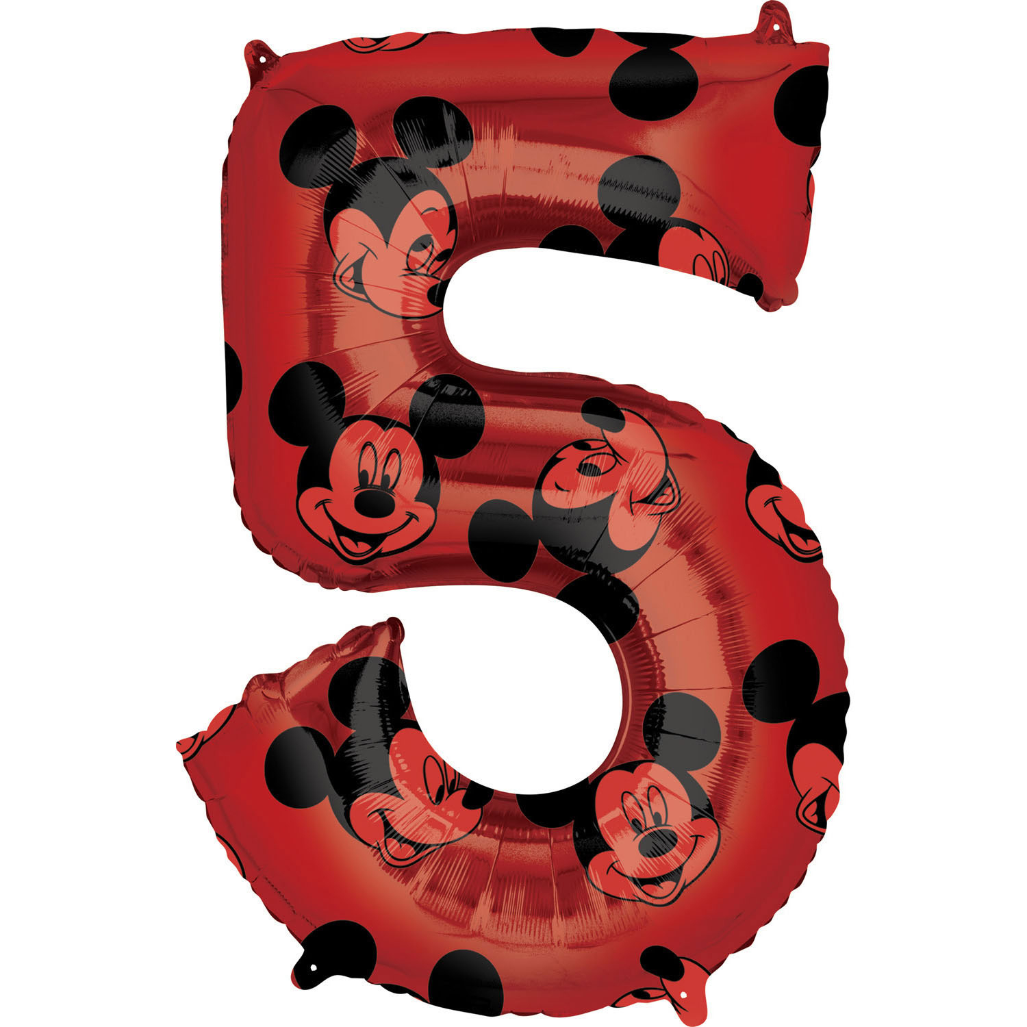Foil balloon birthday number 5 - Mickey Mouse 66cm