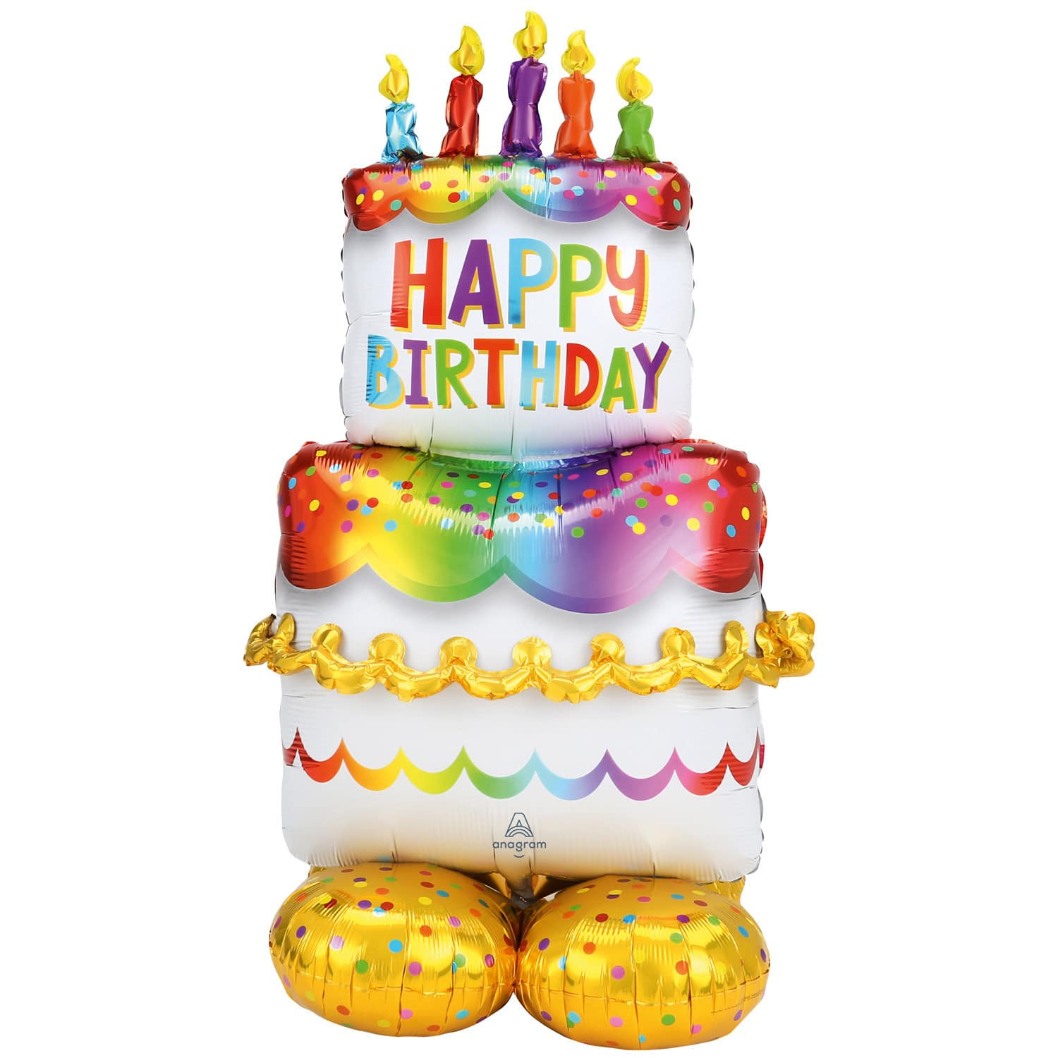 Ballon en feuille - Gâteau d'anniversaire Airloonz