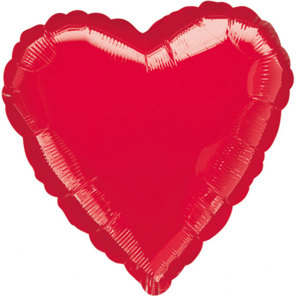 Foil jumbo balloon Red Heart