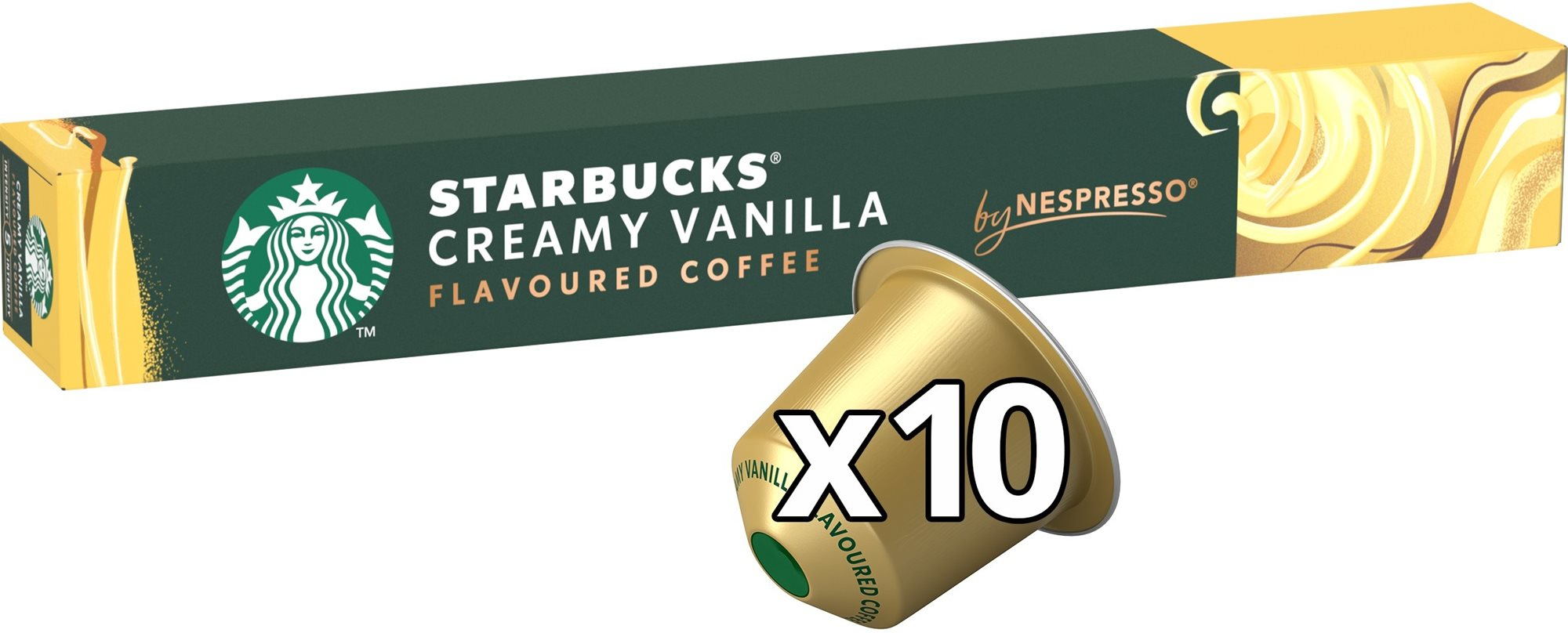 Kávékapszula STARBUCKS® by NESPRESSO® Creamy Vanilla Flavoured Coffee, 10 db
