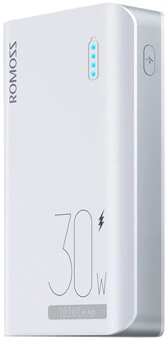 Töltő Romoss Sense 4S Pro Powerbank 10000mAh, 30W (white)