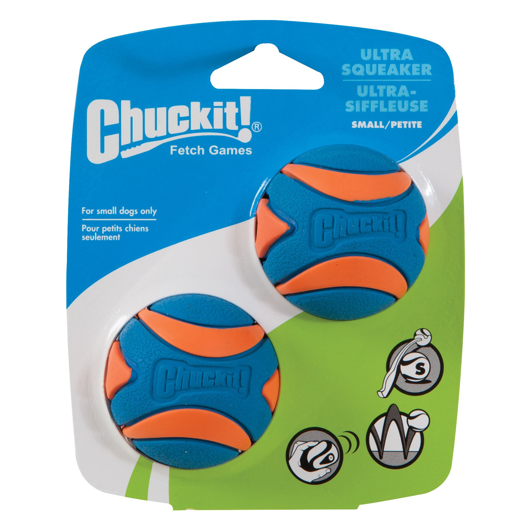 Chuckit Ultra Squeaker Ball S 2pcs