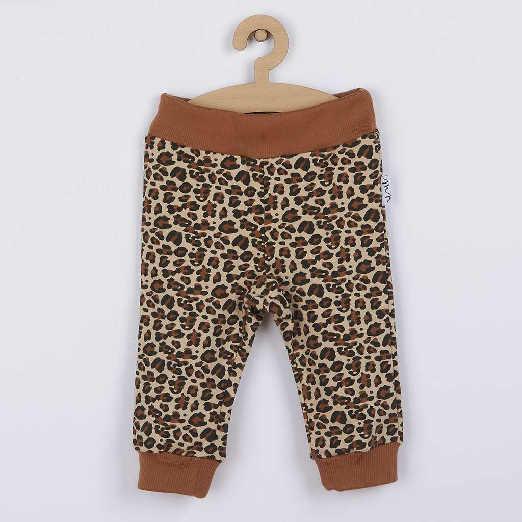 Baby cotton trousers Nicol Mia brown Color: Brown, Size: 56 (0-3m)