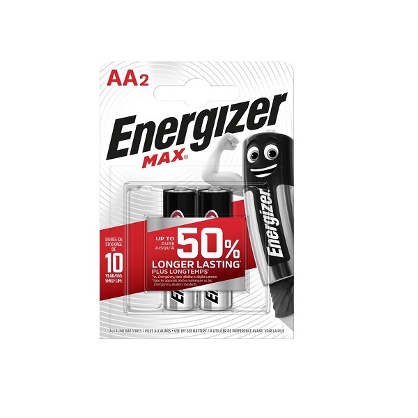 Batérie Energizer alkalické batérie Max tužkové AA/2 LR6 FSB2