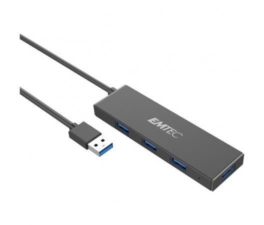 USB HUB, 4xUSB 3.1/1xUSB micro, EMTEC 'T620A'