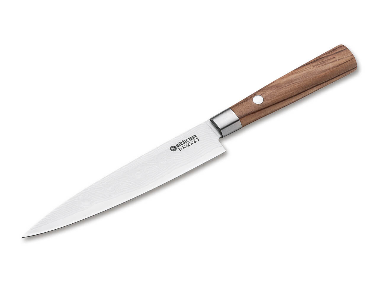 Böker Damascus Olive universal kitchen knife 15 cm
