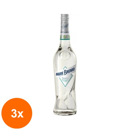 Sada 3 x Estragonový Likér, Marie Brizard, 30% Alkohol, 0.5 l