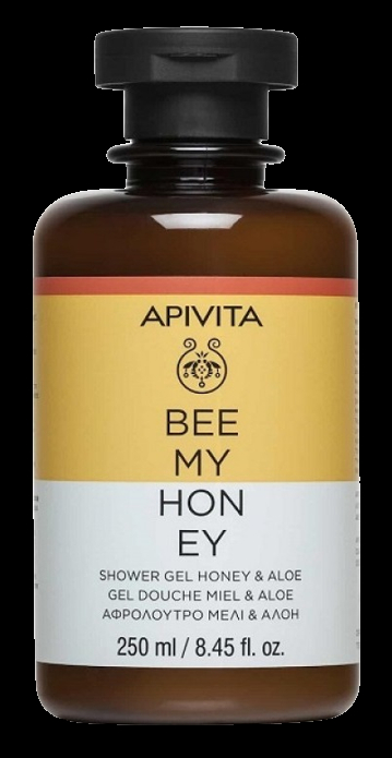 Apivita Gel de dus cu miere si aloe Bee My Honey, 250ml