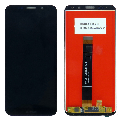 Eredeti LCD képernyő Huawei Y5 2018 + fekete érintőképernyő