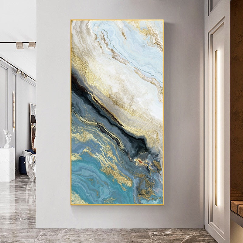 Vertikalt abstrakt maleri | Hera Design, 60x100cm / B