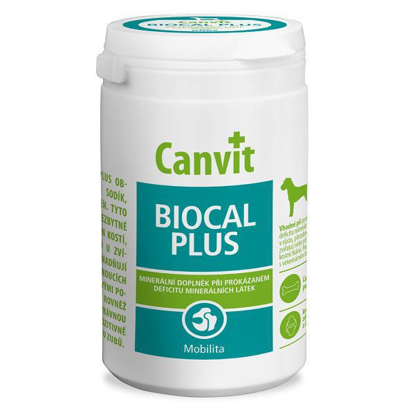 Canvit Biocal Plus - calcium tablet for dogs 500 pcs / 500 g