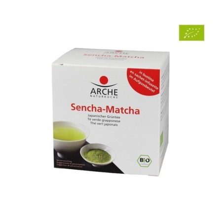 Chá verde japonês orgânico Sencha Matcha, 15 g, Arche...