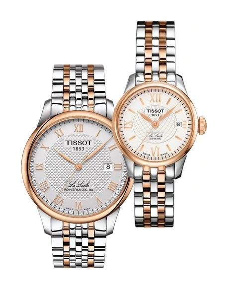SET Tissot Le Locle Automatic T006.407.22.033.00 and T41.2.183.33 + 5 years warranty, insurance and gift for FREE