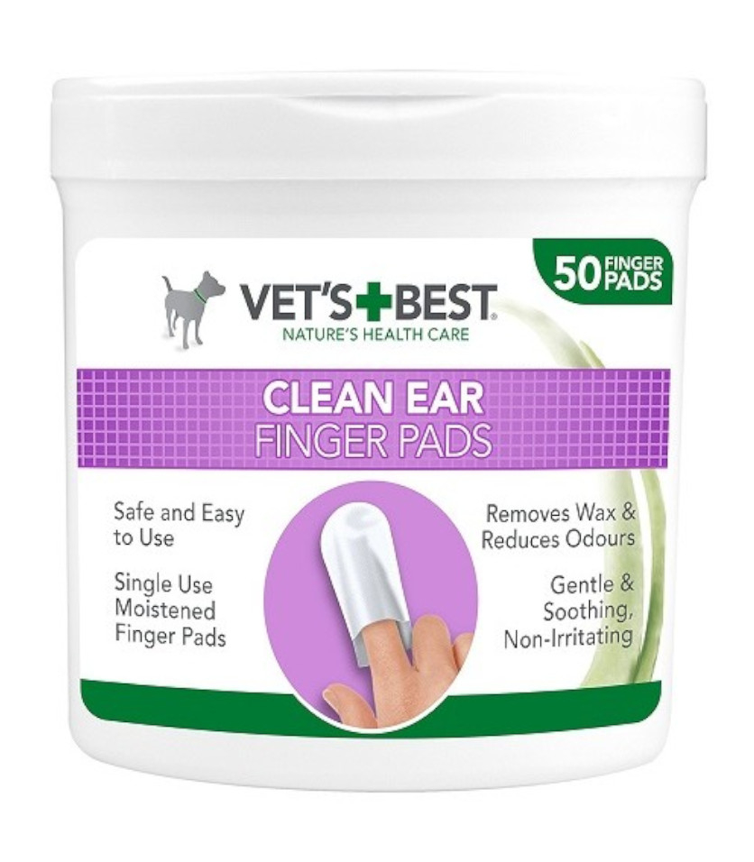 VET´S BEST Clean ear finger pads 50 ks
