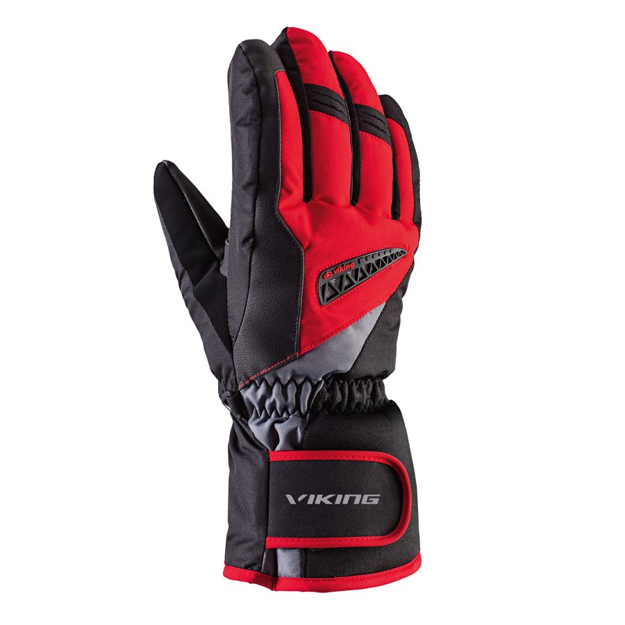 Viking Baldo red 9 ski gloves