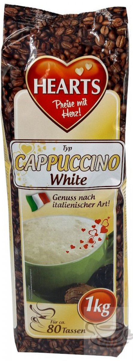 Hearts Cappuccino Hvit 1 kg