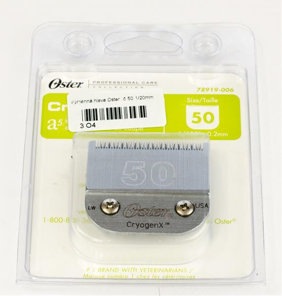 Oster Cryogen-X Replacement Blade Head no. 50 1/20mm