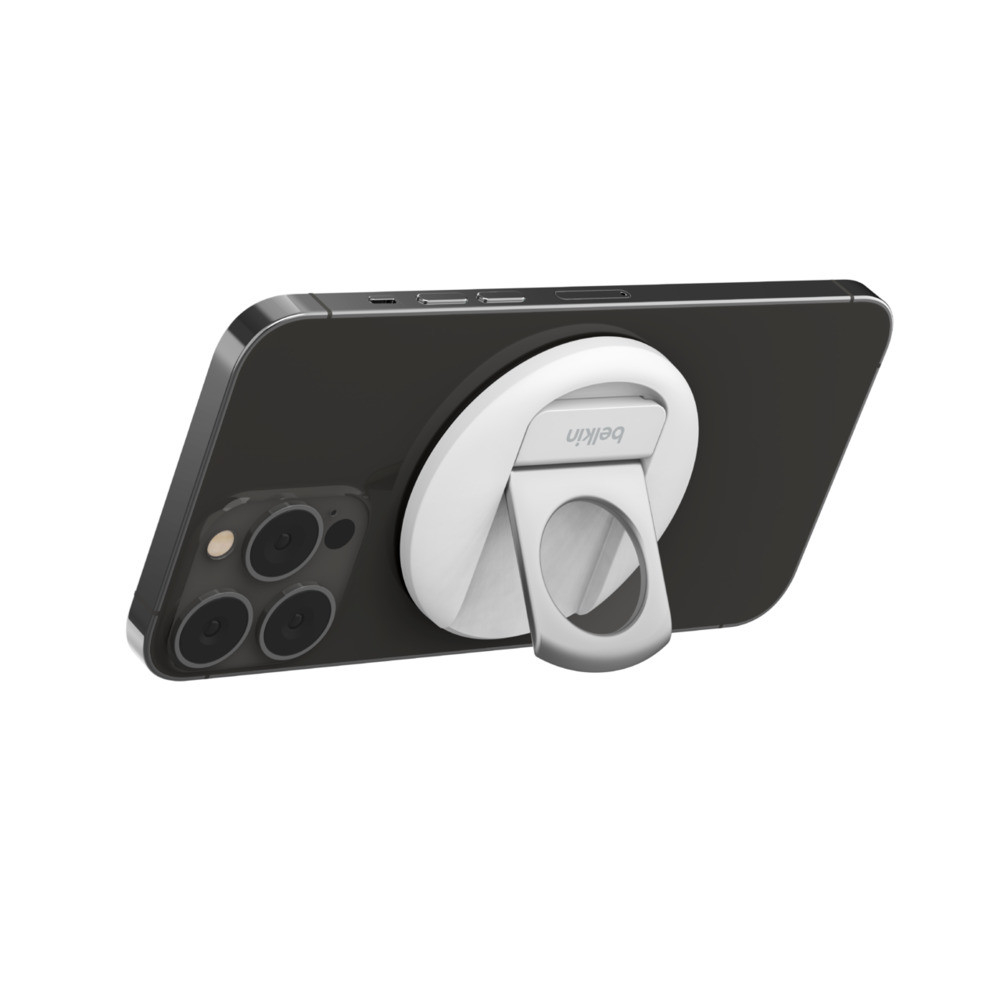 Supporto iPhone magnetico Belkin con MagSafe per laptop Mac - Colore bianco