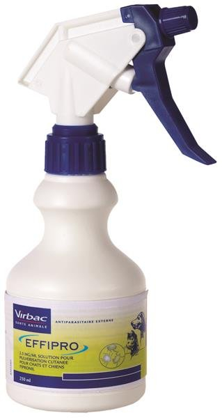 EFFIPRO 2,5 mg/ml spray prori blchám a kliešťom pre psy a mačky 250ml