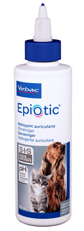 Epi-otic III antiszeptikus fülápoló kutya- és macskatulajdonságok 125 ml