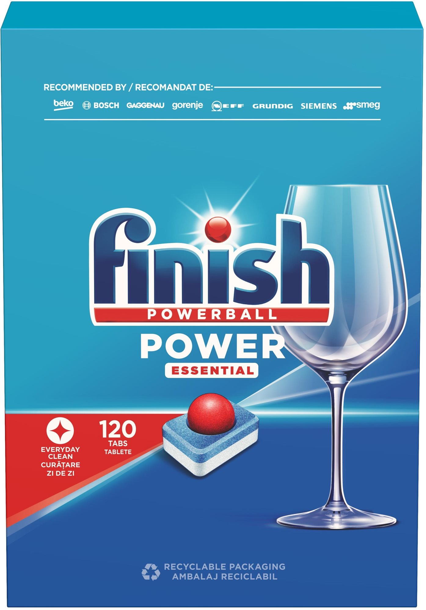 Mosogatógép tabletta FINISH Power Essential 120 db