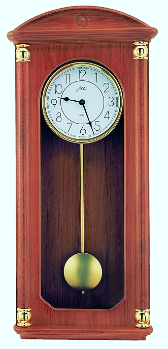 Drevené nástenné hodiny ASSO A19/326/7, 59cm