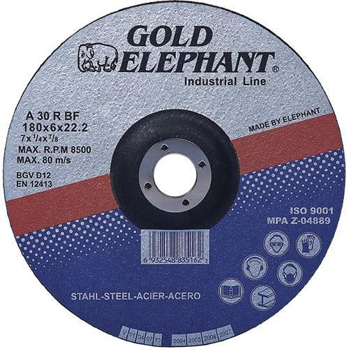 Gold Elephant Kotúč Blue 41A 125x2,0x22,2 mm, rezný na kov A30TBF